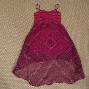 Red jessica simpson high-low dress